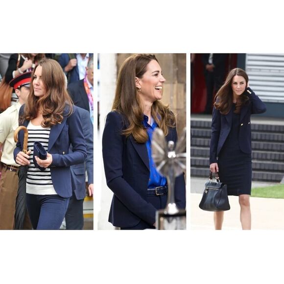 smythe classic duchess blazer navy US8 - Picture 4 of 12